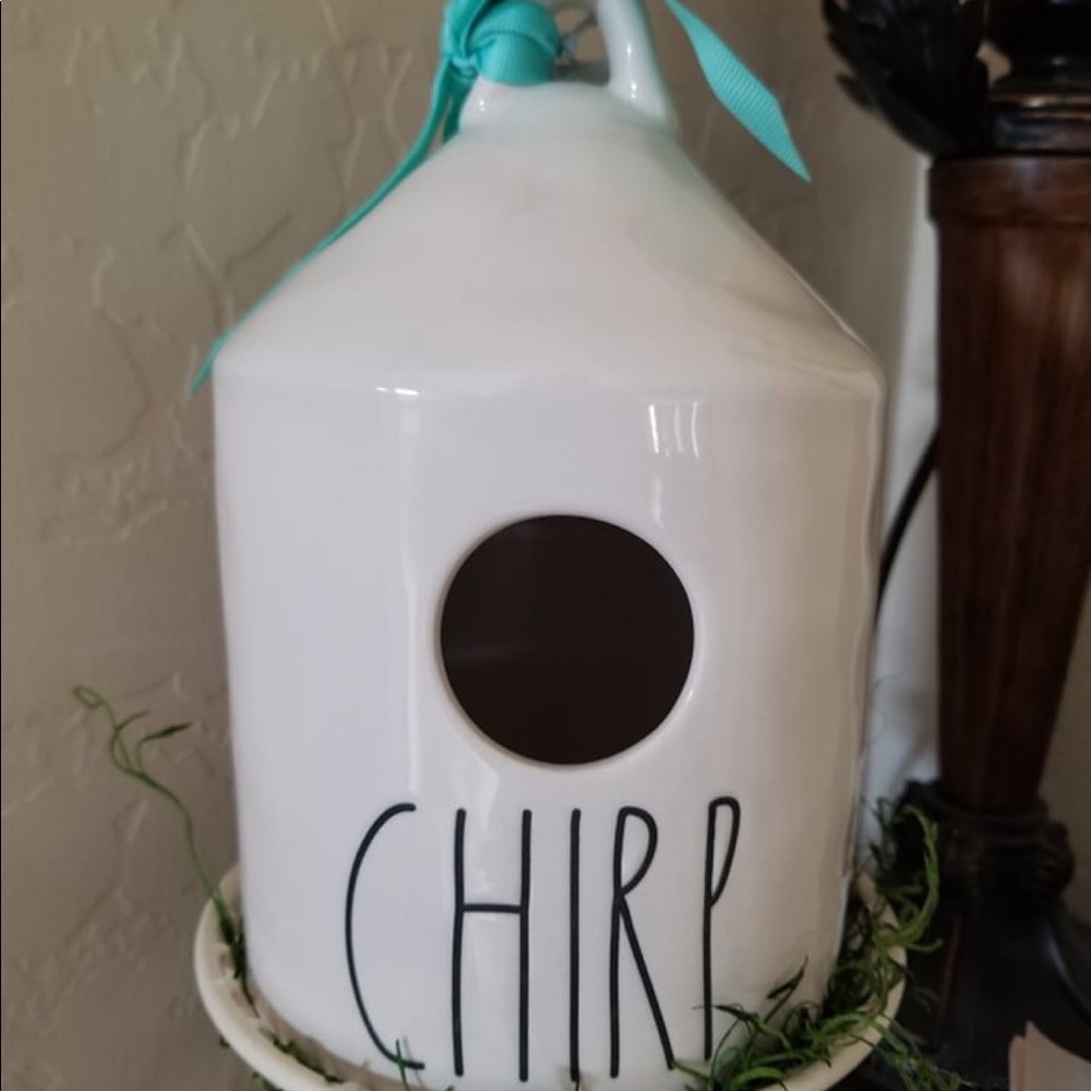 Rae Dunn Round Chirp Birdhouse